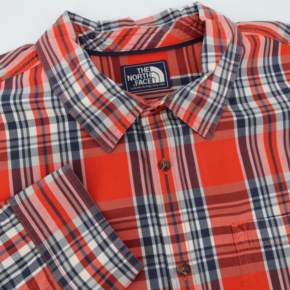 The North Face XXL Plaid Button Down Long Sleeve Shirt Mens - Picture 1 of 6